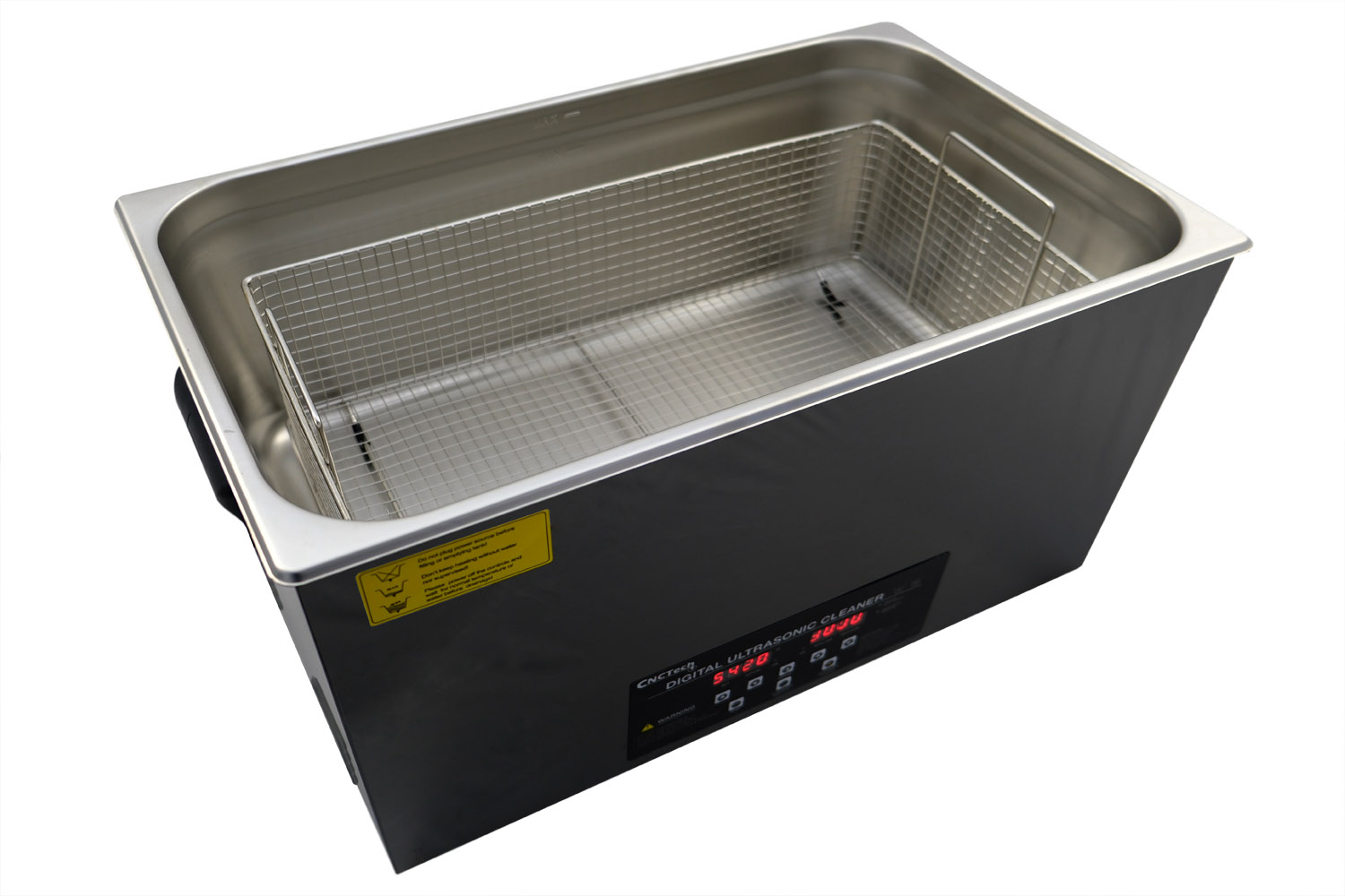 Ultrasoonreiniger GX100A Binnenaanzicht